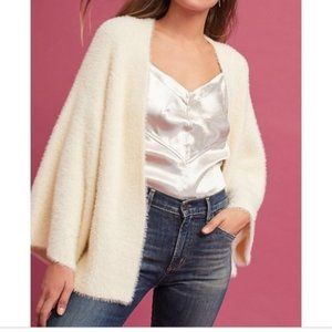 Anthro Sleeping On Snow Fuzzy Kimono NWT